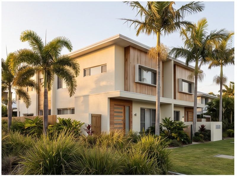 Regional Queensland duplex development